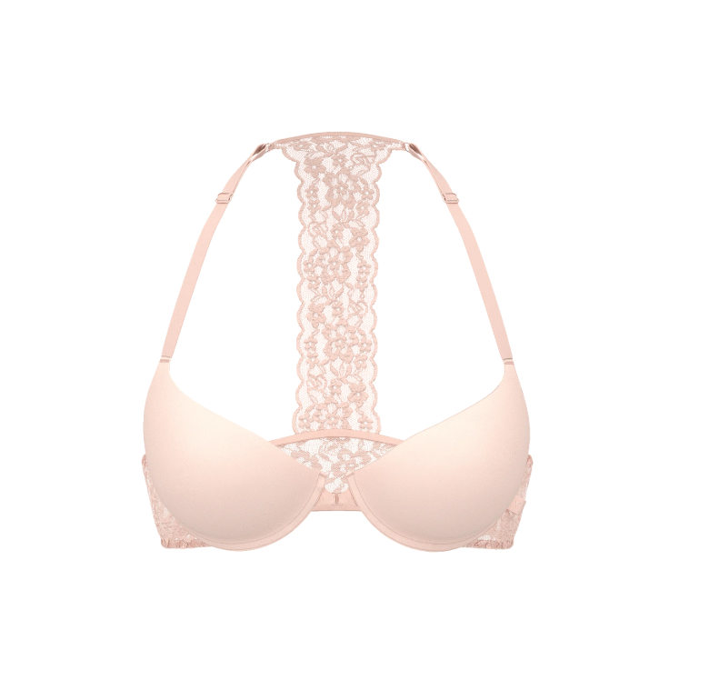 DUMMY - Brasier Victoria Secret demi liso y ligeramente forrado rosa 38C